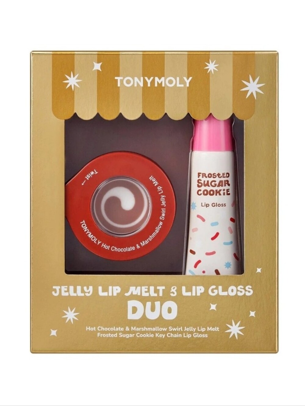 Tonymoly Jelly Lip Melt & Lip Gloss Duo: Hot Chocolate & Sugar Cookie
